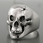 Bad to the Bone Ring - Sterling Silver