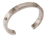 Double Hammered Cuff- Sterling Silver 