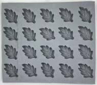 RUBBER CANDY MOLDS LEAF SPRAY 20 CAVITIES