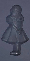 RUBBER CANDY MOLD ALICE IN WONDERLAND 3.5"