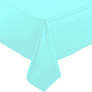 TABLECOVER PLST FROSTED AQUA