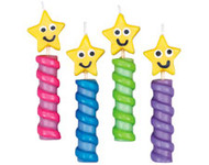 CANDLES STAR CHUNKY 4 CT