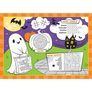 PLACEMATS HALLOWEEN SCENE ACTIVITY 8 CT