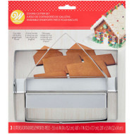 COOKIE CUTTERS GINGERBREAD HOUSE 6" 3-pc