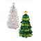 CRYSTAL CHRISTMAS TREE, LED 5.5" Green/Clear