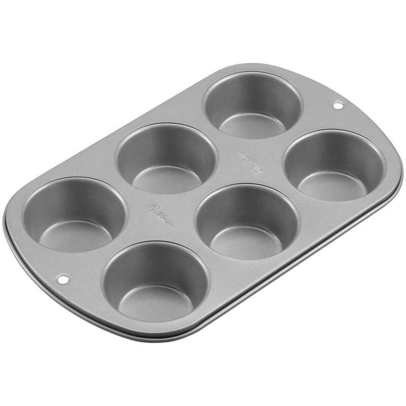 Wilton Recipe Right 6-cup Jumbo Muffin Pan