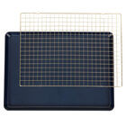 COOKIE SHEET MEGA NAVY NS W/GOLD COOLING GRID 21x15"