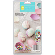 MOLD EASTER CANDY PLASTIC EGG 2 PT 3 CAVITIES