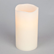 CANDLE LED 3"x6" BISQUE