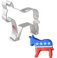 COOKIE CUTTER DEMOCRATIC DONKEY 4"