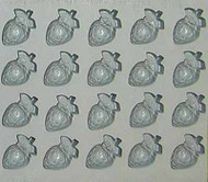 RUBBER CANDY MOLD STRAWBERRY 20 CAVITIES