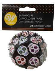 BAKING CUPS DAY OF THE DEAD 24 COUNT
