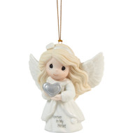 PM211038 FOREVER IN MY HEART ANGEL ORNAMENT