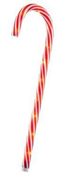 ORNAMENT CANDY CANE RE/WH 18"