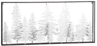 WALL DECOR METAL TREES 19.75w 43.25L WH/CC