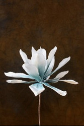 FOAM FLOWER GREEN / TEAL & WHITE 12"