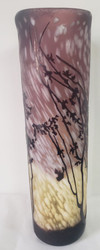 VASE ETCHED BRANCH CYLINDER16"