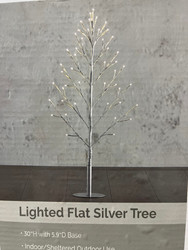 LIGHTED TREE LED FLAT 30"