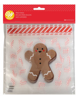 RESEALABLE TREAT BAGS GINGERBREAD 20 CT