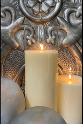 CANDLE RELIANCE IVORY LED 5.75"x15.25"