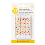 CANDLES SWEET DOTS PARTY 12 CT