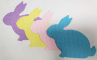 TISSUE EASTER BUNNIES PASTELS 24 CT