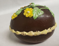 CANDLE EGG CHOCOLATE DECORATED 3"