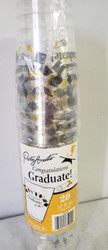 TUMBLERS CONGRATULATIONS GRAD PLASTIC 10 oz.x 20 CT