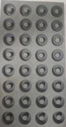 RUBBER CANDY MOLD RING 32 CAVITIES