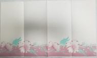 TABLECOVER MAUVE HIBISCUS 54"x102" PAPER