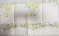 TABLECOVER PASTEL DOUBLE BELLS 54"x102" PAPER