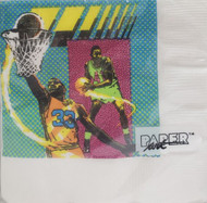 BEV NAPKINS BASETBALL SLAM DUNK 16 CT