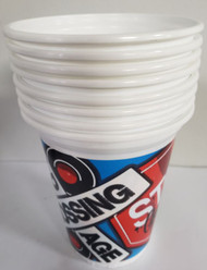 CUPS PLASTIC 16 OZ. TRAFFIC SIGNS 8 CT