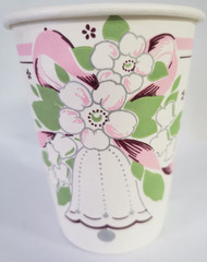 CUPS WEDDING BELL PINK & BURGUNDY 50 CT