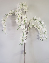 FOAM FLOWER WISTERIA CREAM/WHITE 47"