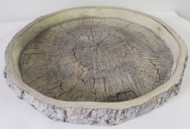 CEMENT PLATE GRAY BROWN 1.5"H 13"D