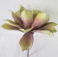 FOAM FLOWER PICK  PURPLE / GREEN 11." FF2025
