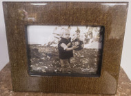 FRAME LACQUERED TWEED BROWN / GOLD 5x7
