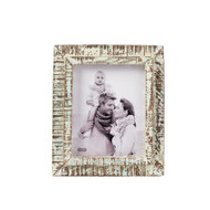 FRAME WOOD WHITEWASHED BEACH DESIGN 8X10