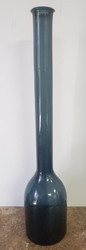 VASE BOTTLE SHAPE DENIM BLUE 19.25"