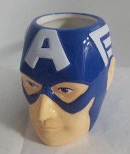 MUG CAPTIAN AMERICA FACE CERAMIC 4.75"