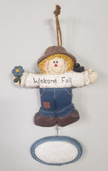 WALL PLAQUE PERJINKITIES WELCOME FALL ORN 6.25"