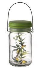 JAR OF LED FIREFLIES 6.5"H