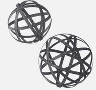 ORBS GALVANIZED SET OF 2