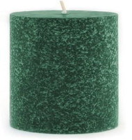CANDLE PILLAR TIMBERLINE 4x4 BAYBERRY DARK GREEN