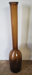 VASE BOTTLE GIRAFFE AMBER 19"