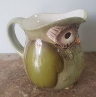 PITCHER OWL MINI CEREMIC 4.25"