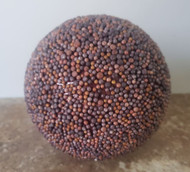 ORB SEED BALL COOPER / BROWN 6"