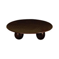 CANDLE HOLDER PLATE METAL BALFOUR 6"
