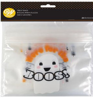 RESEAABLE TREAT BAGS HERE FOR THE BOOS 20 CT